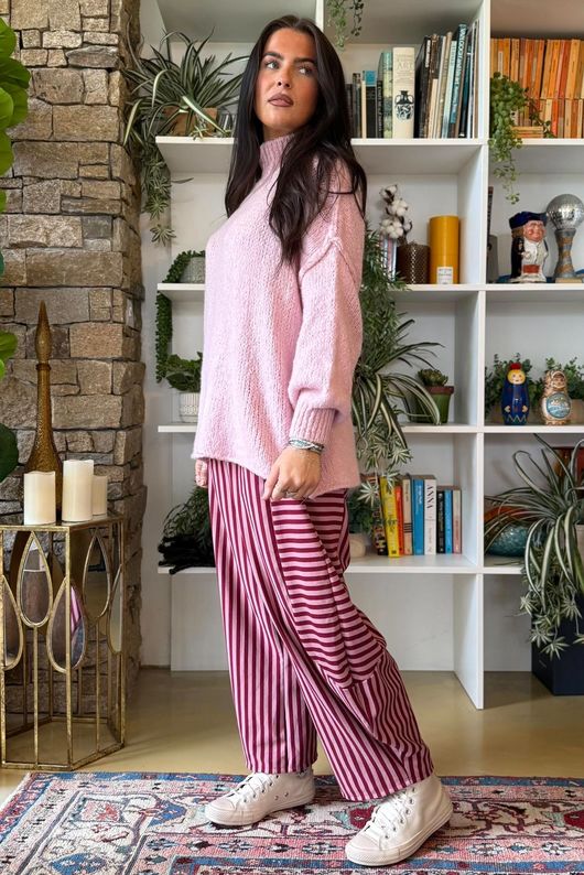 Winnie Oversized Knit Rose